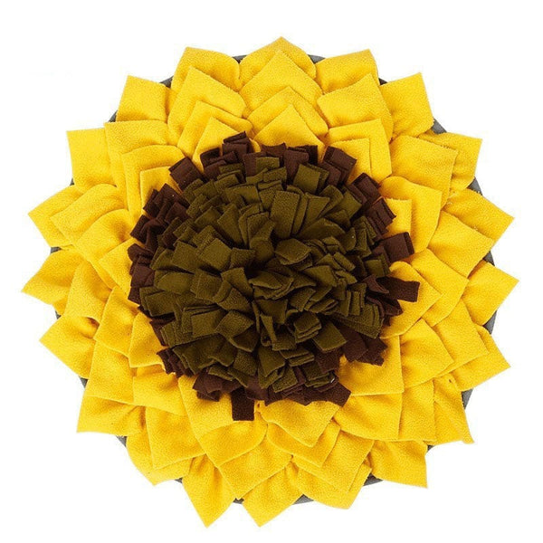 Pet Wiggles Grooming and Health Sunflower Snuffle Mat